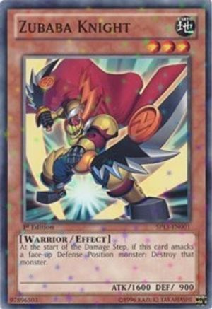 Zubaba Knight [SP13-EN001] Starfoil Rare - Yu-Gi-Oh! - Card Brawlers | Quebec | Canada |
