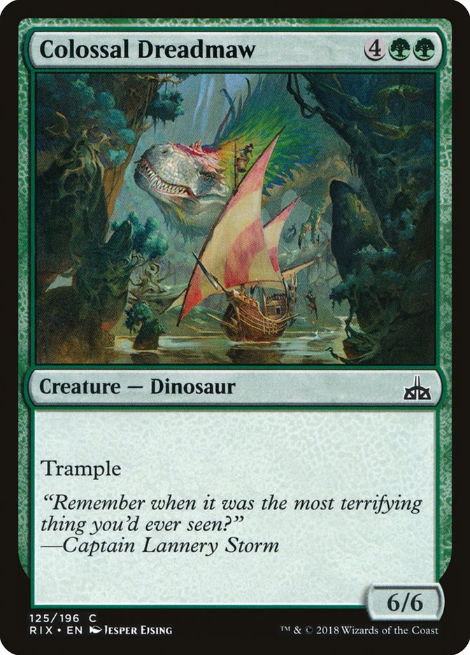 Colossal Dreadmaw [Rivals of Ixalan] - Magic: The Gathering - Card Brawlers | Quebec | Canada |