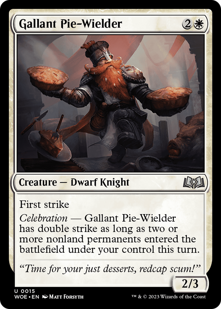Gallant Pie-Wielder [Wilds of Eldraine] - Magic: The Gathering - Card Brawlers | Quebec | Canada |