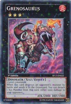 Grenosaurus [SP13-EN022] Starfoil Rare - Yu-Gi-Oh! - Card Brawlers | Quebec | Canada |