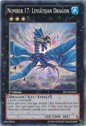 Number 17: Leviathan Dragon [SP13-EN023] Starfoil Rare - Yu-Gi-Oh! - Card Brawlers | Quebec | Canada |