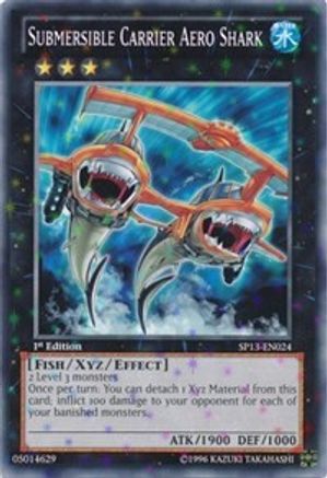 Submersible Carrier Aero Shark [SP13-EN024] Starfoil Rare - Yu-Gi-Oh! - Card Brawlers | Quebec | Canada |