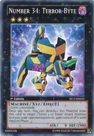 Number 34: Terror-Byte [SP13-EN025] Starfoil Rare - Yu-Gi-Oh! - Card Brawlers | Quebec | Canada |