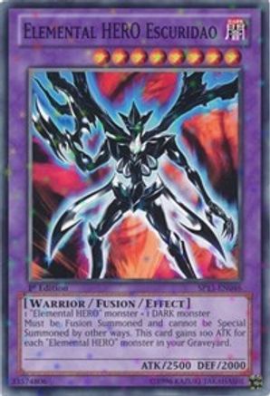 Elemental Hero Escuridao [SP13-EN046] Starfoil Rare - Yu-Gi-Oh! - Card Brawlers | Quebec | Canada |