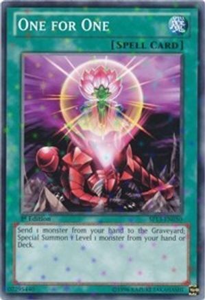 One for One [SP13-EN050] Starfoil Rare - Yu-Gi-Oh! - Card Brawlers | Quebec | Canada |