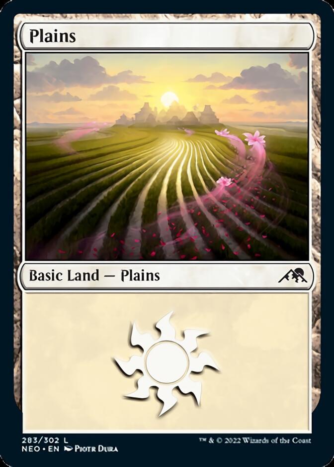 Plains (283) [Kamigawa: Neon Dynasty] - Magic: The Gathering - Card Brawlers | Quebec | Canada |