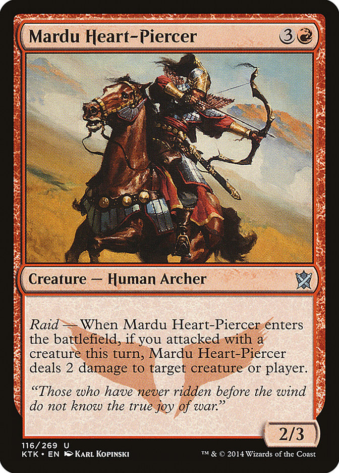 Mardu Heart-Piercer [Khans of Tarkir] - Magic: The Gathering - Card Brawlers | Quebec | Canada |