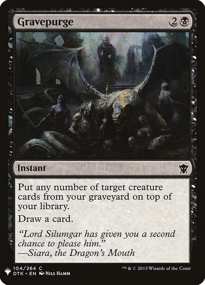 Gravepurge [Mystery Booster] - Magic: The Gathering - Card Brawlers | Quebec | Canada |