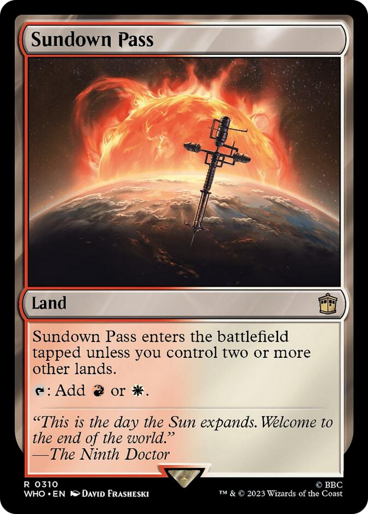 Sundown Pass [Doctor Who] - Magic: The Gathering - Card Brawlers | Quebec | Canada |