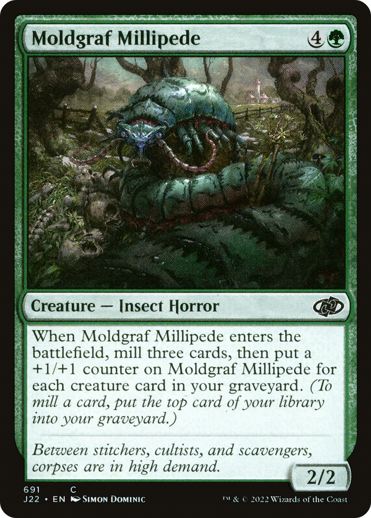 Moldgraf Millipede [Jumpstart 2022] - Magic: The Gathering - Card Brawlers | Quebec | Canada |