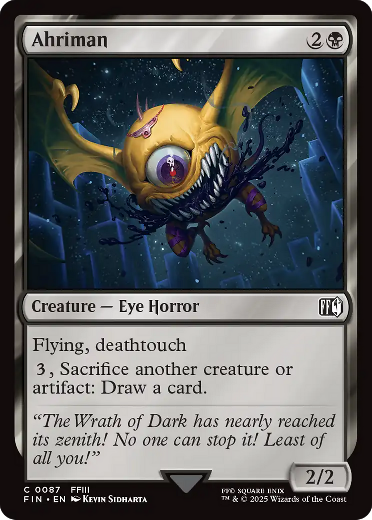 Ahriman [FINAL FANTASY] - Magic: The Gathering - Card Brawlers | Quebec | Canada |