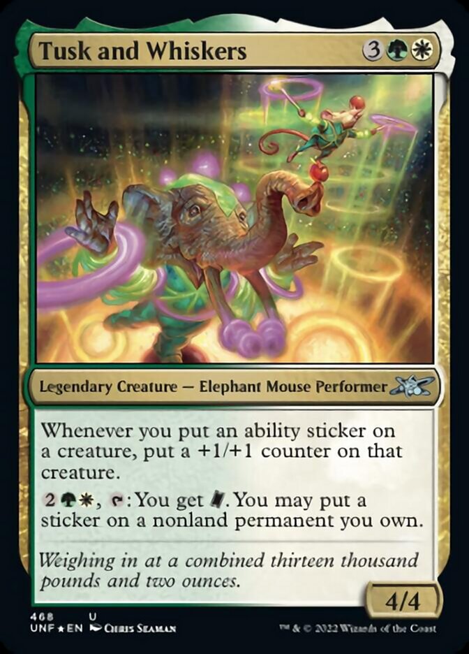 Tusk and Whiskers (Galaxy Foil) [Unfinity] - Magic: The Gathering - Card Brawlers | Quebec | Canada |