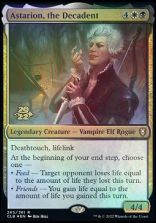 Astarion, the Decadent [Commander Legends: Battle for Baldur's Gate Prerelease Promos] - Magic: The Gathering - Card Brawlers | Quebec | Canada |
