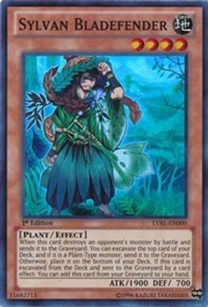 Sylvan Bladefender [LVAL-EN000] Super Rare - Yu-Gi-Oh! - Card Brawlers | Quebec | Canada |