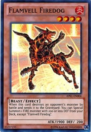 Flamvell Firedog [AP01-EN004] Super Rare - Yu-Gi-Oh! - Card Brawlers | Quebec | Canada |