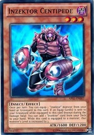 Inzektor Centipede [AP01-EN007] Super Rare - Yu-Gi-Oh! - Card Brawlers | Quebec | Canada |