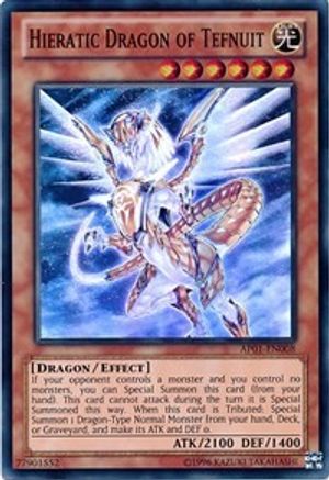 Hieratic Dragon of Tefnuit [AP01-EN008] Super Rare - Yu-Gi-Oh! - Card Brawlers | Quebec | Canada |