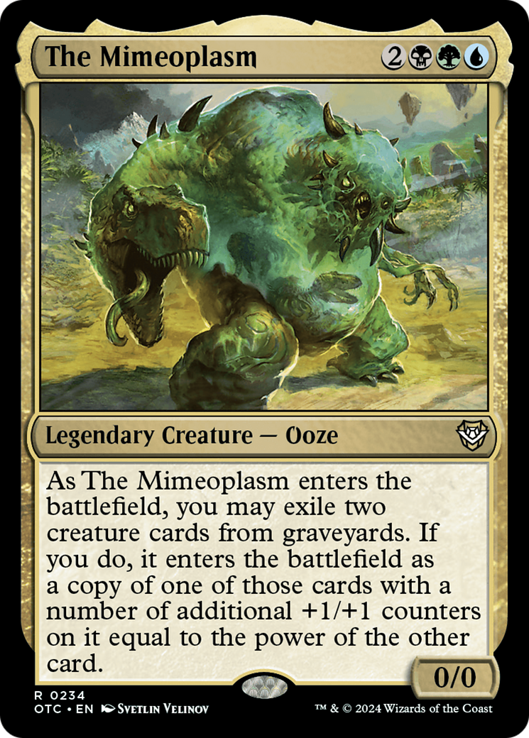 The Mimeoplasm [Outlaws of Thunder Junction Commander] - Magic: The Gathering - Card Brawlers | Quebec | Canada |