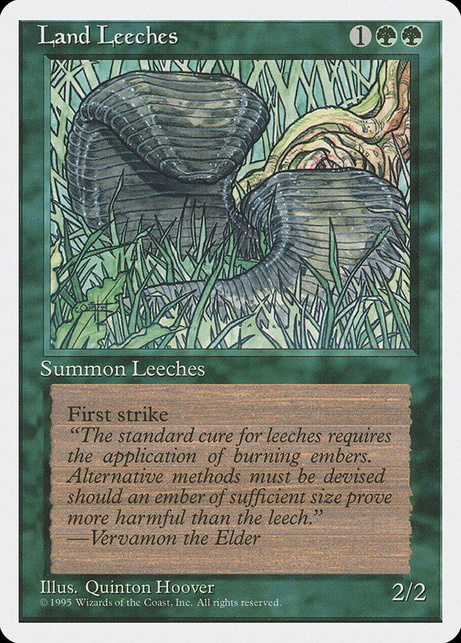 Land Leeches [Fourth Edition] - Magic: The Gathering - Card Brawlers | Quebec | Canada |