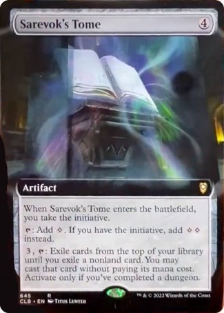 Sarevok's Tome (Extended Art) [Commander Legends: Battle for Baldur's Gate] - Magic: The Gathering - Card Brawlers | Quebec | Canada |