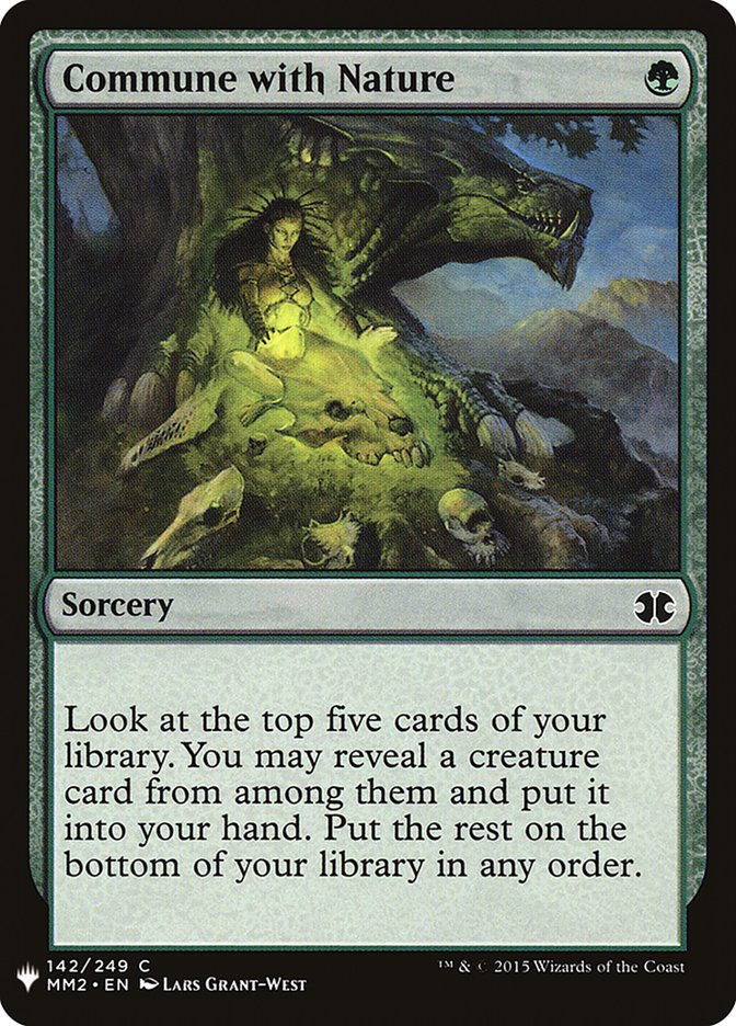 Commune with Nature [Mystery Booster] - Magic: The Gathering - Card Brawlers | Quebec | Canada |