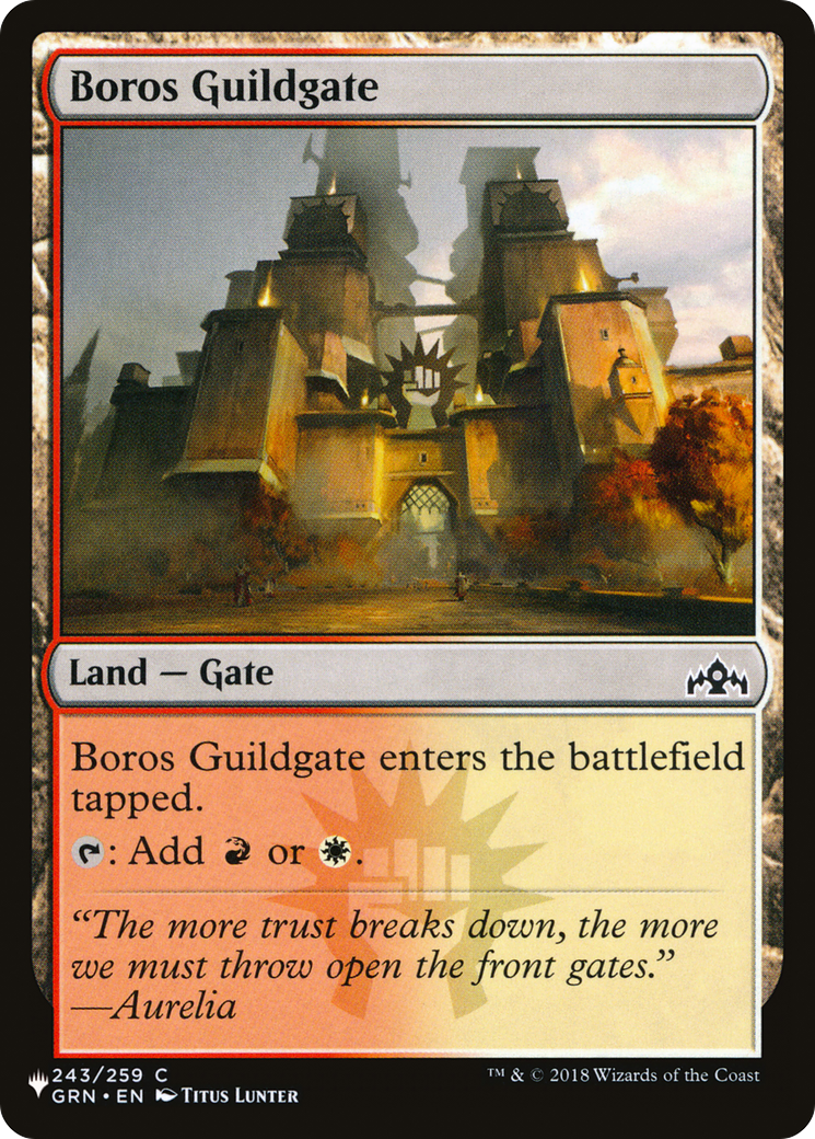 Boros Guildgate [The List] - Magic: The Gathering - Card Brawlers | Quebec | Canada |