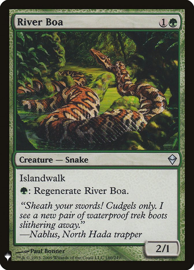 River Boa [Mystery Booster] - Magic: The Gathering - Card Brawlers | Quebec | Canada |