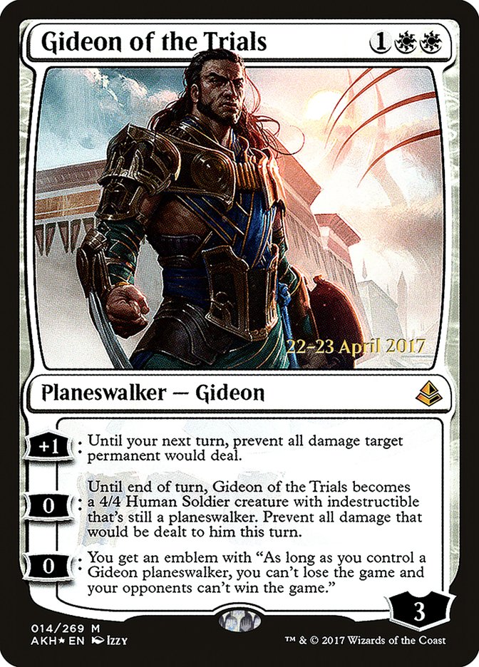 Gideon of the Trials [Amonkhet Prerelease Promos] - Magic: The Gathering - Card Brawlers | Quebec | Canada |