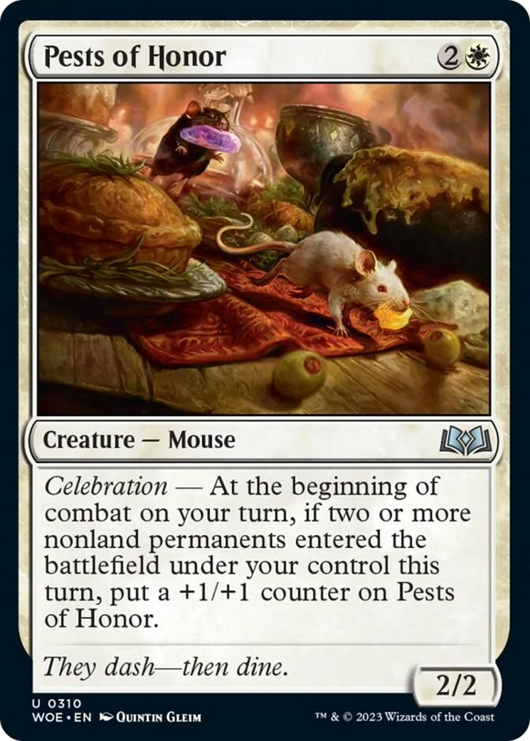Pests of Honor [Wilds of Eldraine] - Magic: The Gathering - Card Brawlers | Quebec | Canada |