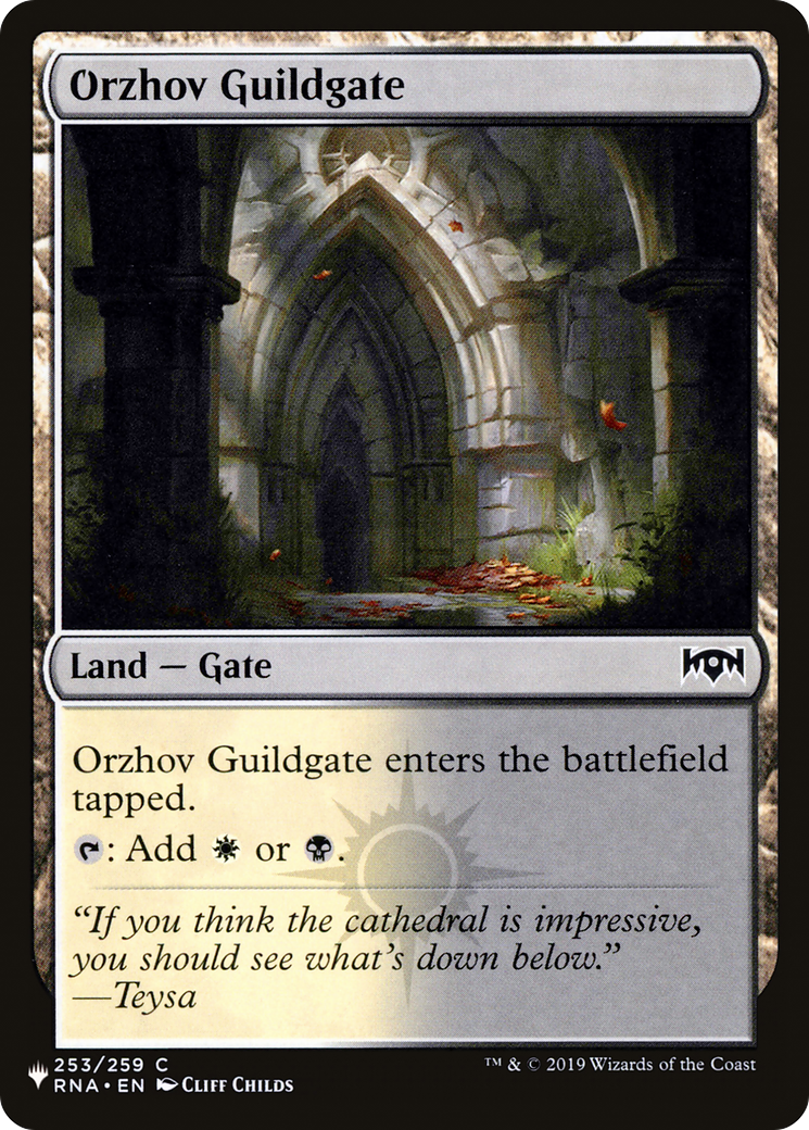 Orzhov Guildgate (253) [The List] - Magic: The Gathering - Card Brawlers | Quebec | Canada |
