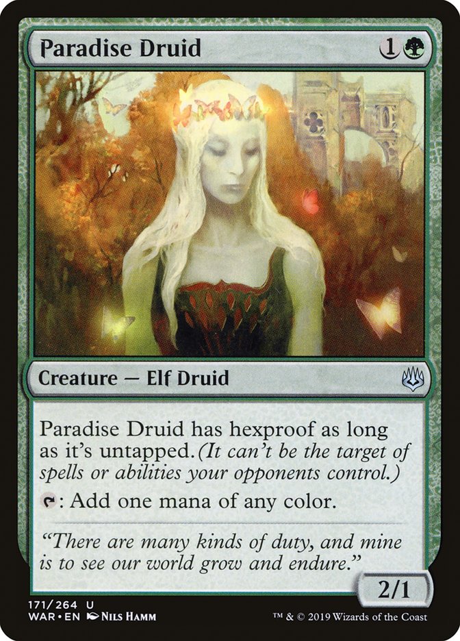 Paradise Druid [War of the Spark] - Magic: The Gathering - Card Brawlers | Quebec | Canada |