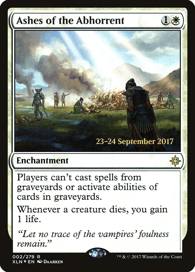 Ashes of the Abhorrent [Ixalan Prerelease Promos] - Magic: The Gathering - Card Brawlers | Quebec | Canada |