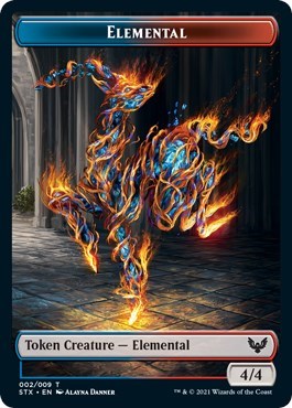 Elemental // Pest Double-Sided Token [Strixhaven: School of Mages Tokens] - Magic: The Gathering - Card Brawlers | Quebec | Canada |
