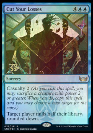 Cut Your Losses [Streets of New Capenna Prerelease Promos] - Magic: The Gathering - Card Brawlers | Quebec | Canada |