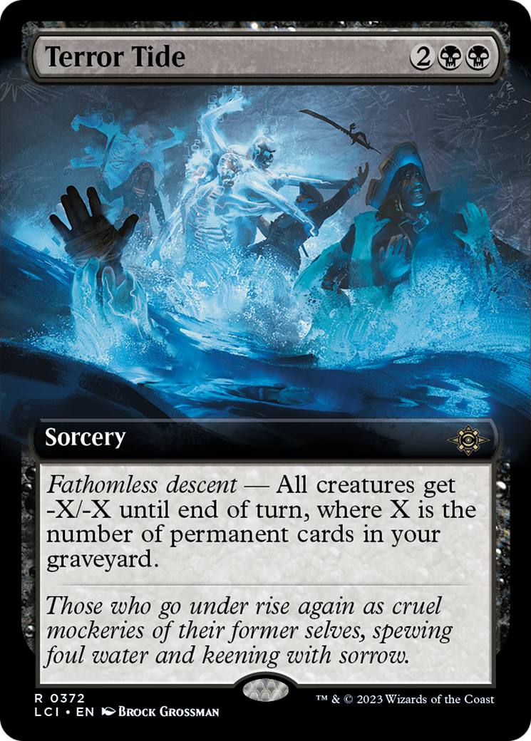 Terror Tide (Extended Art) [The Lost Caverns of Ixalan] - Magic: The Gathering - Card Brawlers | Quebec | Canada |