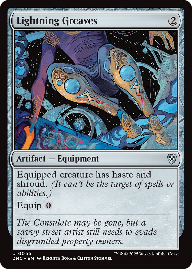 Lightning Greaves [Aetherdrift Commander] - Magic: The Gathering - Card Brawlers | Quebec | Canada |