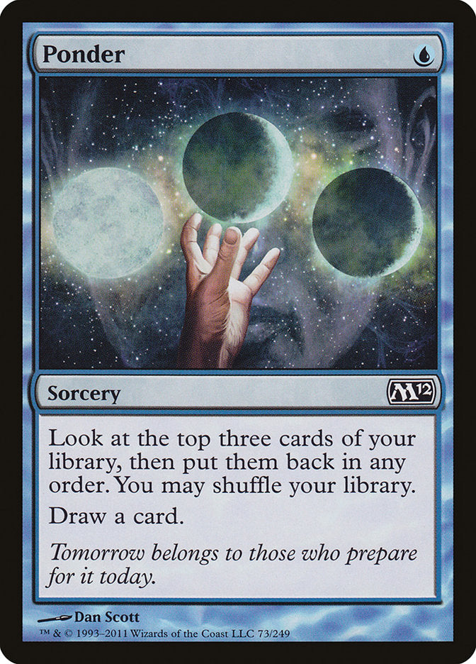 Ponder [Magic 2012] - Magic: The Gathering - Card Brawlers | Quebec | Canada |