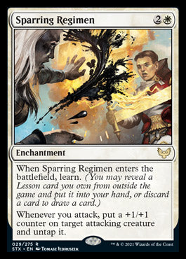 Sparring Regimen [Strixhaven: School of Mages] - Magic: The Gathering - Card Brawlers | Quebec | Canada |