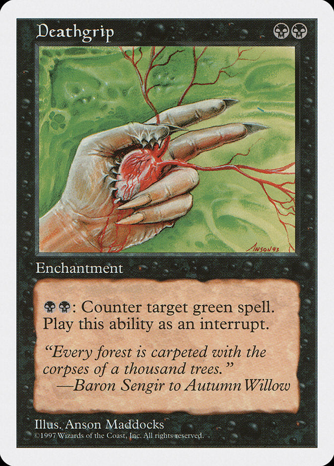 Deathgrip [Fifth Edition] - Magic: The Gathering - Card Brawlers | Quebec | Canada |