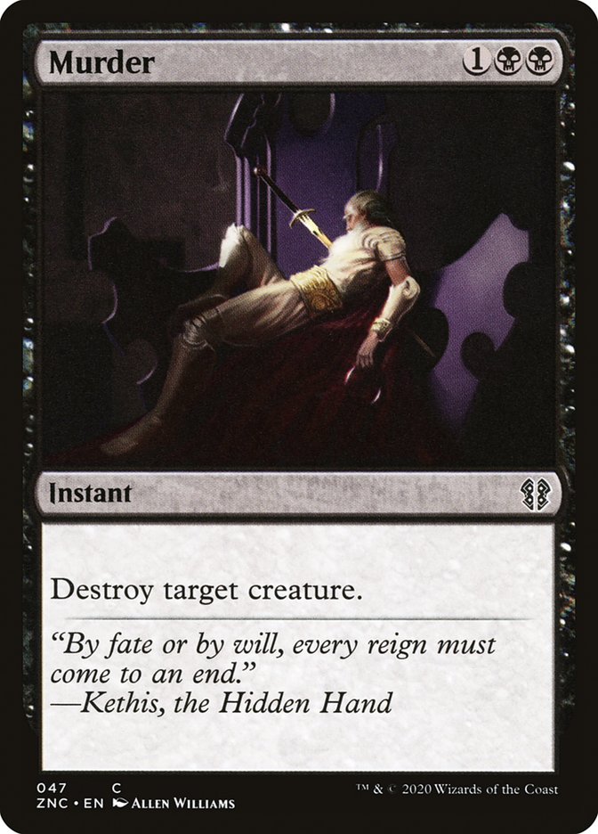 Murder [Zendikar Rising Commander] - Magic: The Gathering - Card Brawlers | Quebec | Canada |