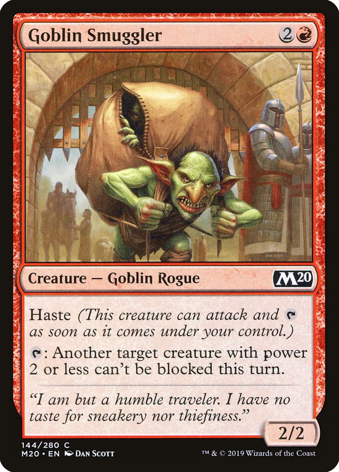 Goblin Smuggler [Core Set 2020] - Magic: The Gathering - Card Brawlers | Quebec | Canada |