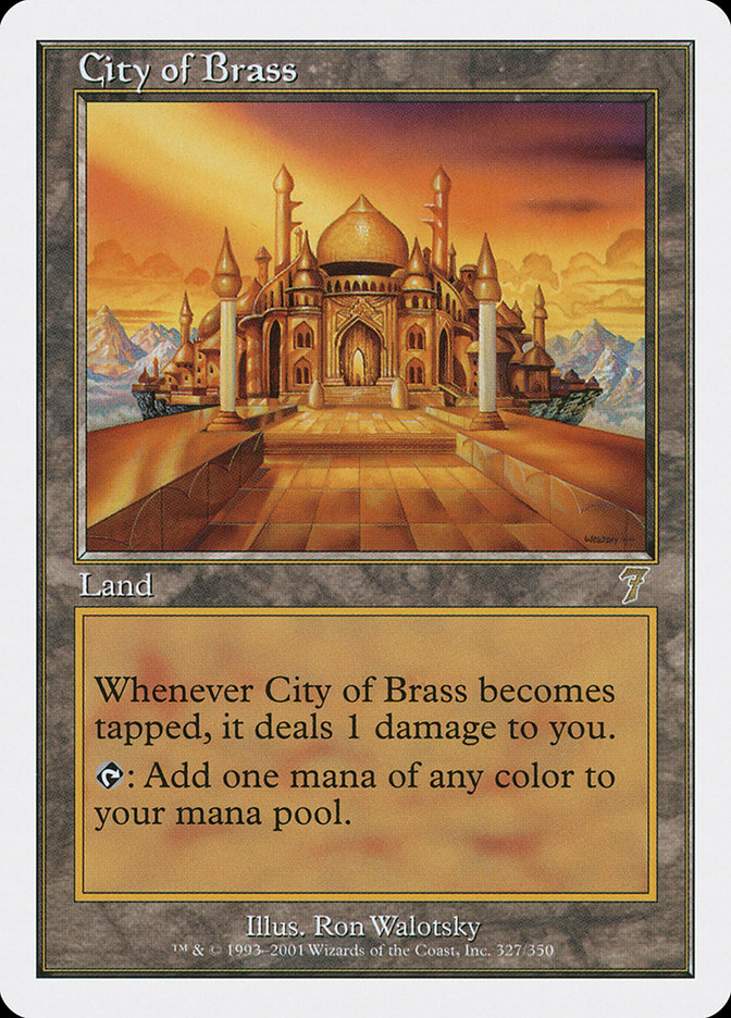 City of Brass [Seventh Edition] - Magic: The Gathering - Card Brawlers | Quebec | Canada |