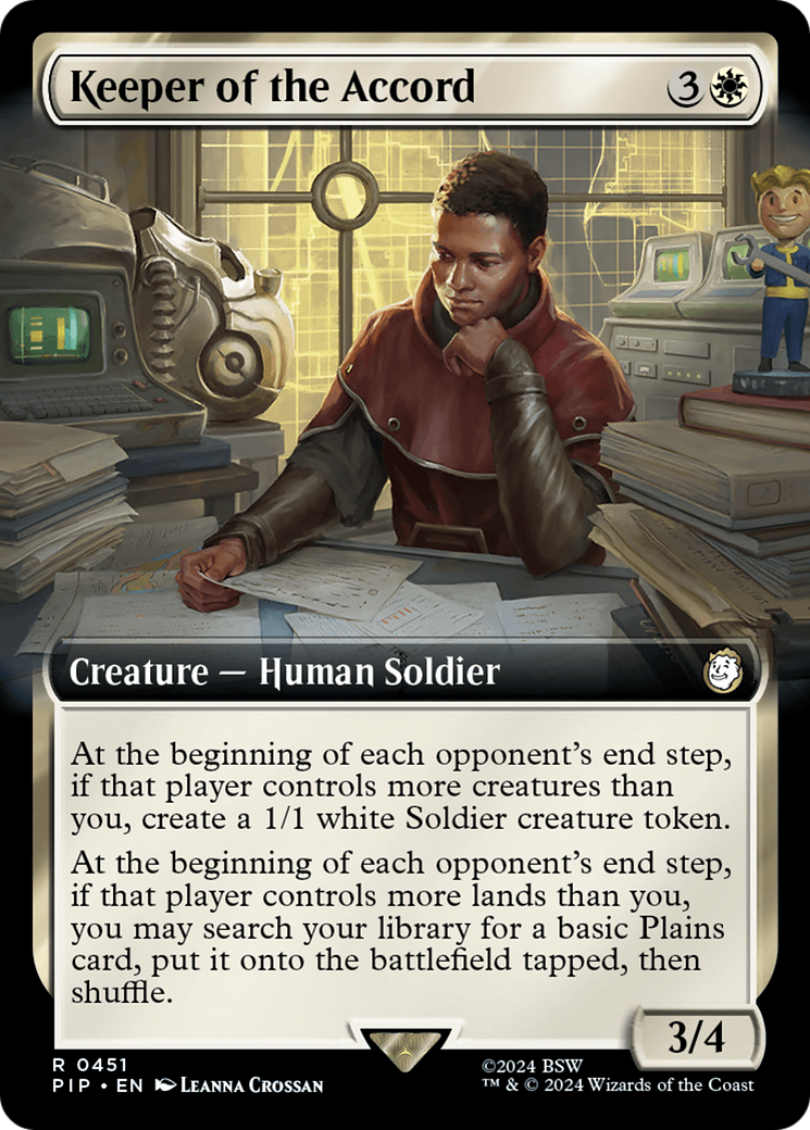 Keeper of the Accord (Extended Art) [Fallout] - Magic: The Gathering - Card Brawlers | Quebec | Canada |