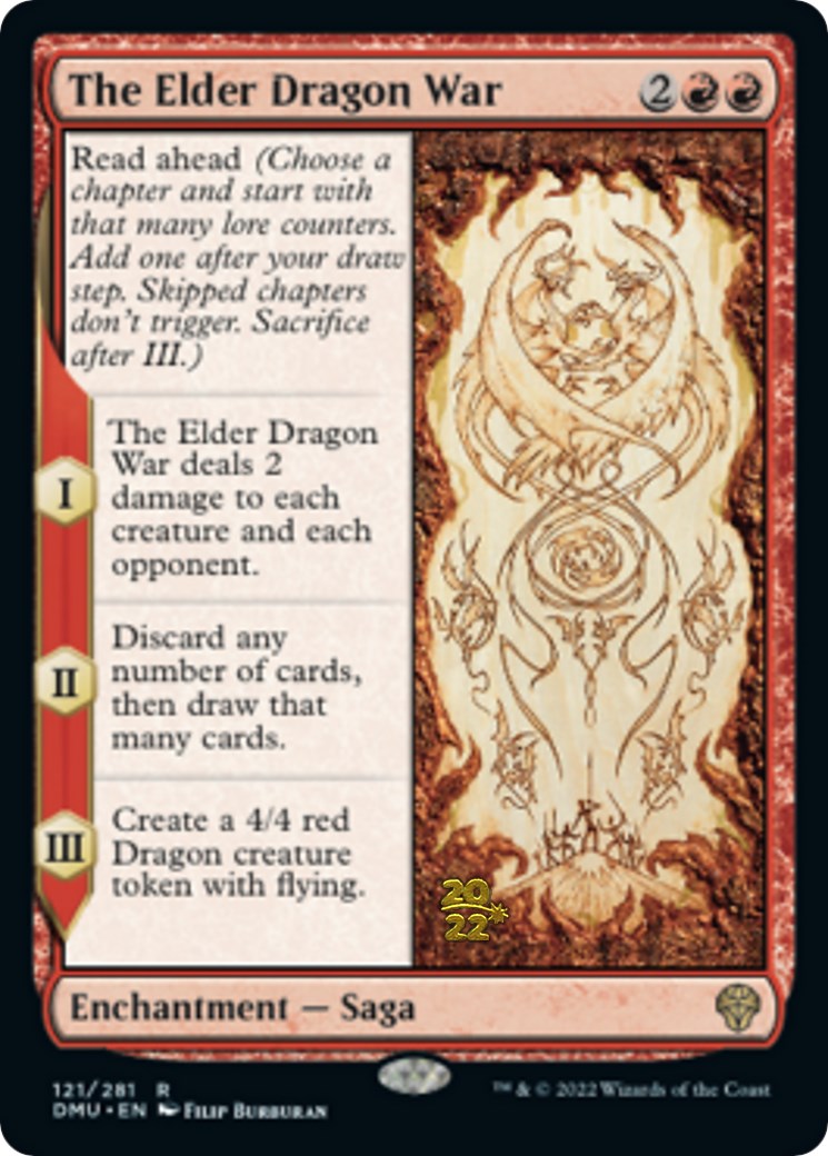 The Elder Dragon War [Dominaria United Prerelease Promos] - Magic: The Gathering - Card Brawlers | Quebec | Canada |