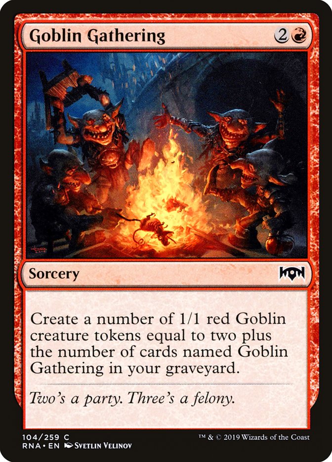 Goblin Gathering [Ravnica Allegiance] - Magic: The Gathering - Card Brawlers | Quebec | Canada |