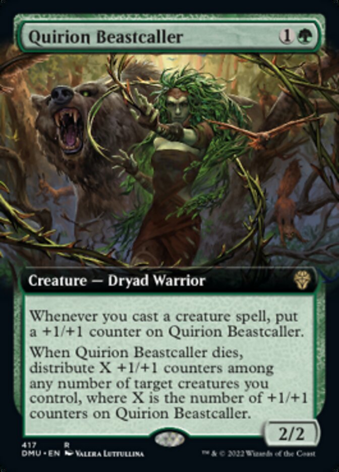 Quirion Beastcaller (Extended Art) [Dominaria United] - Magic: The Gathering - Card Brawlers | Quebec | Canada |
