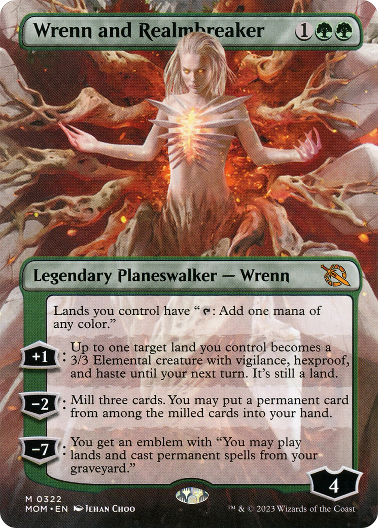 Wrenn and Realmbreaker (Borderless Alternate Art) [March of the Machine] - Magic: The Gathering - Card Brawlers | Quebec | Canada |