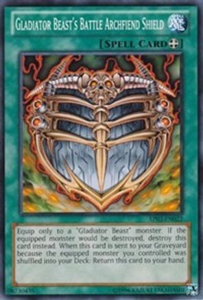 Gladiator Beast's Battle Archfiend Shield [AP03-EN022] Common