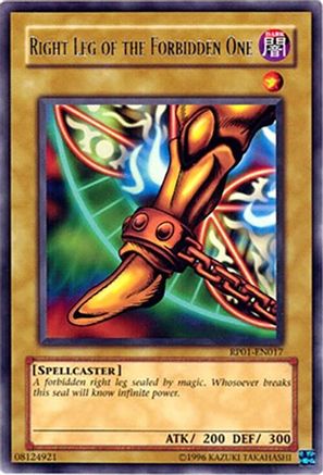 Right Leg of the Forbidden One [RP01-EN017] Rare - Yu-Gi-Oh! - Card Brawlers | Quebec | Canada |