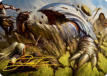 Bulette Art Card (Gold-Stamped Signature) [Dungeons & Dragons: Adventures in the Forgotten Realms Art Series] - Magic: The Gathering - Card Brawlers | Quebec | Canada |
